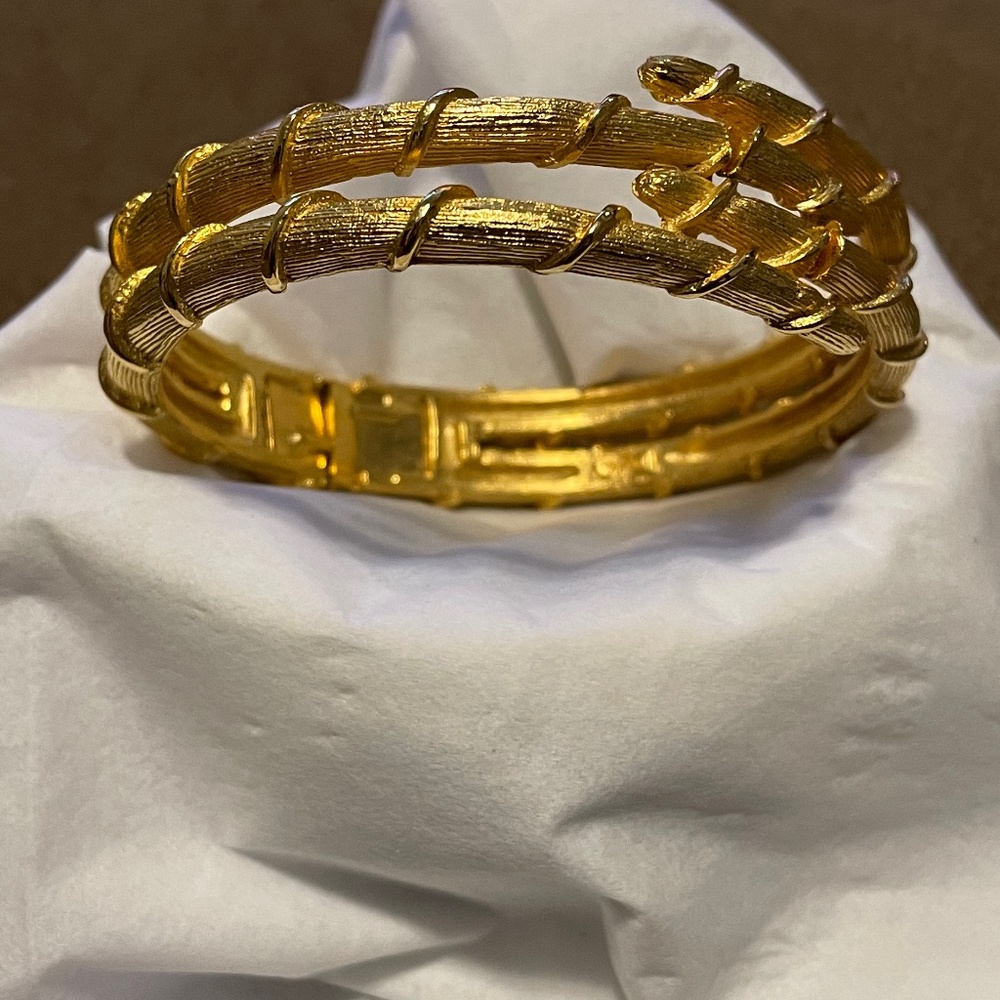 FO faux gold bamboo bracelet
